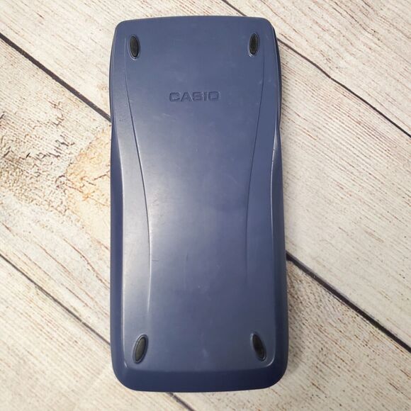Casio FX-9750GII White Blue Graphing Calculator With Cover Tested Works - Picture 1 of 5